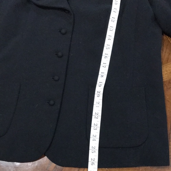 Dialogue Women Blazer Suit Jacket Size 10!in Black - Picture 7 of 12